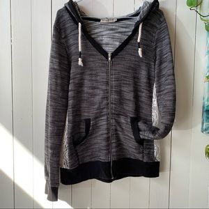 Lacey black XL zip up